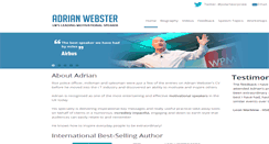 Desktop Screenshot of adrianwebster.com